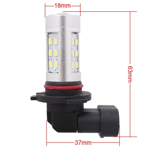 2 PCS 9006 4.2W 630LM White Light 21 LED 2835 SMD Car Brake Light Steering Light Bulb, DC 12V, 9006