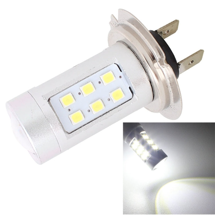 2 PCS H7 4.2W 630LM White Light 21 LED 2835 SMD Car Front Fog Light Lamp Bulb,  DC 12V, H7