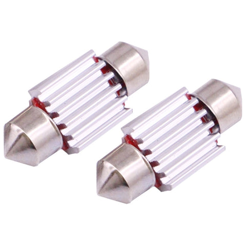 2 PCS 31mm 3W 180LM White Light 10 LED SMD 4014 CANBUS License Plate Reading Lights Car Light Bulb, 3W 31mm