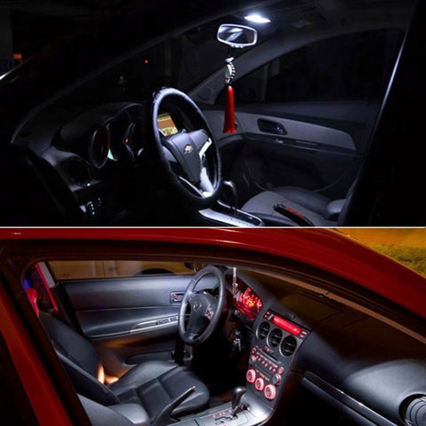 2 PCS 31mm 3W 180LM White Light 10 LED SMD 4014 CANBUS License Plate Reading Lights Car Light Bulb, 3W 31mm