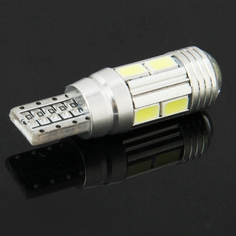 T10 4W White 200LM 10 LED SMD 5730 Backup Reverse Light Turn Signal Bulb for Vehicles, DC 12V, T10