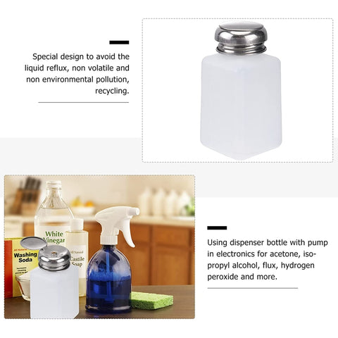 250ml Push Down Alcohol and Liquid Container Bottle, 250ml