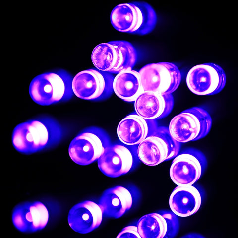 For Christmas Party, 30 LED,  2-Mode Flash, Battery Powered, 3m Pink Light, 3m Green Light, 3m Purple Light, 3m Yellow Light, 3m Blue Light, 3m Red Light, 3m Warm White, 3m White Light