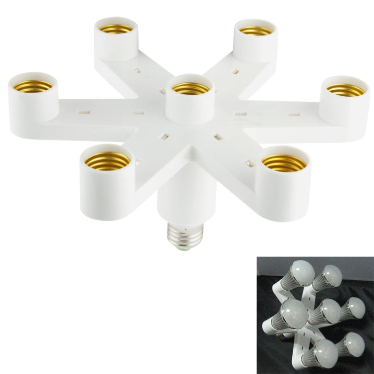 Lamp Holder Converter E27 1 Turn 7 (E27) Lamp Holder Bulb Adapter Converter
