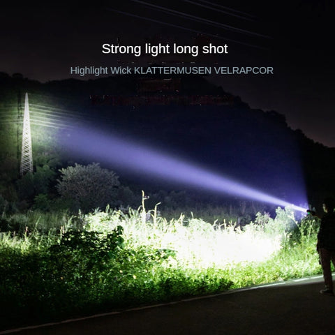 3W LED Mini Flashlight Light Torch Lamp with Strap