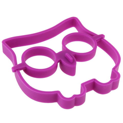 Cartoon Owl Shape Egg Frying Ring Mold Silicone Egg Fried Mould Omelette Mold, Egg Frying