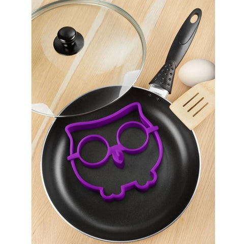 Cartoon Owl Shape Egg Frying Ring Mold Silicone Egg Fried Mould Omelette Mold, Egg Frying