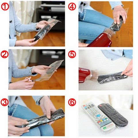 5 PCS Heat Shrink Film for TV Air-Conditioner Video Remote Controller, Heat Shrink Film