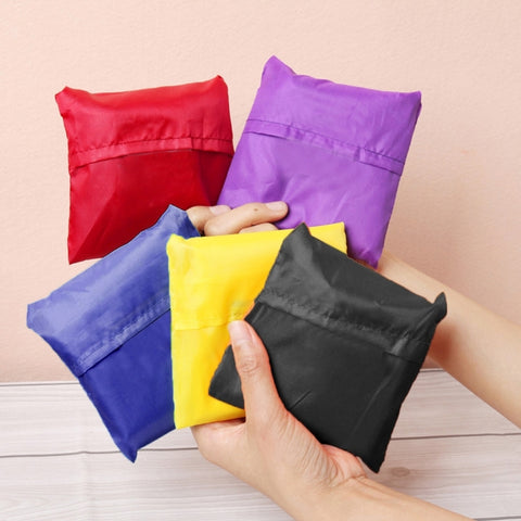 Ripstop Nylon Reusable Grocery Shopping Bag Foldable Travel Pouch, Foldable Travel Pouch