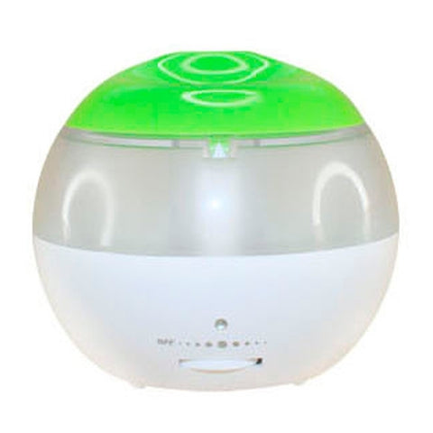 USB Air Humidifier with Mini Red Indicator and Vapour Amount Regulating Switch (White + Green), USB Air Humidifier
