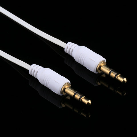 Aux Audio Cable 3.5mm Male to Male Retractable Cord, Compatible with Phones, Tablets, Headphones, MP3 Player, Car/Home Stereo & More, Length: 11cm  to 80cm