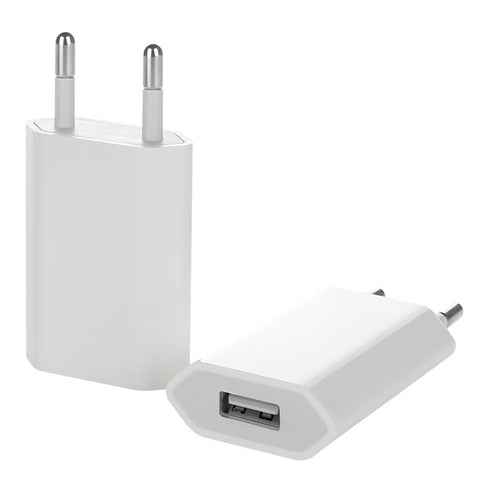 5V / 1A (US Plug) USB Charger Adapter For  iPhone, Galaxy, Huawei, Xiaomi, LG, HTC and Other Smart Phones, Rechargeable Devices, UK Plug, EU Plug, US Plug