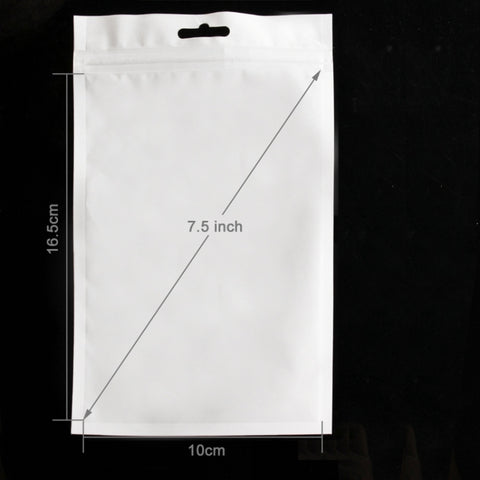 500 PCS Ziplock Bags, Resealable Bag for Leather Case of iPhone 6 & 6 Plus, iPhone 5 & 5S, Size: 19.9cm x 12cm; Inner Size: 16.5cm x 10cm, 19.9cm x 12cm