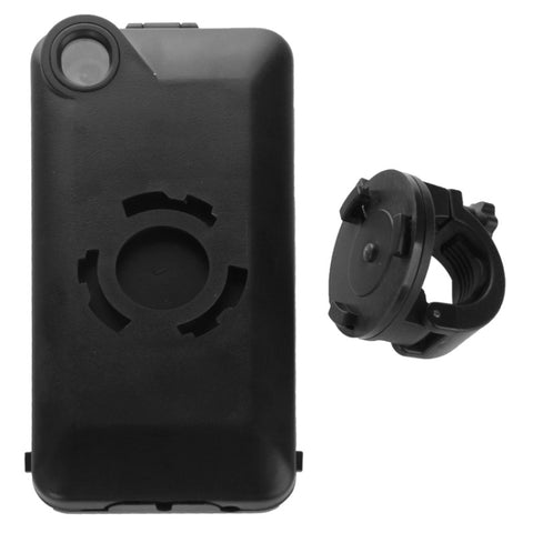 360 Degree Rotation 3 Layer (Plastic + Touch Panel Screen + Silicone Tray) Combination Bicycle Holder for iPhone 5 & 5S, 360 Degree Rotation Bicycle Holder