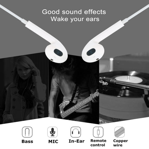 3.5mm Wired Earphone for Android Phones / PC / MP3 Player / Laptops, Cable Length:1.2m