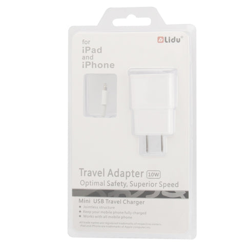 Charger Sync Cable + US Plug Travel Charger for iPad, iPhone, Galaxy, Huawei, Xiaomi, LG, HTC and Other Smart Phones, Rechargeable Devices, US Plug