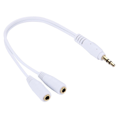 Aux Audio Cable Headphone Earphone Splitter Adapter, Compatible with Phones, Tablets, Headphones, MP3 Player, Car/Home Stereo & More