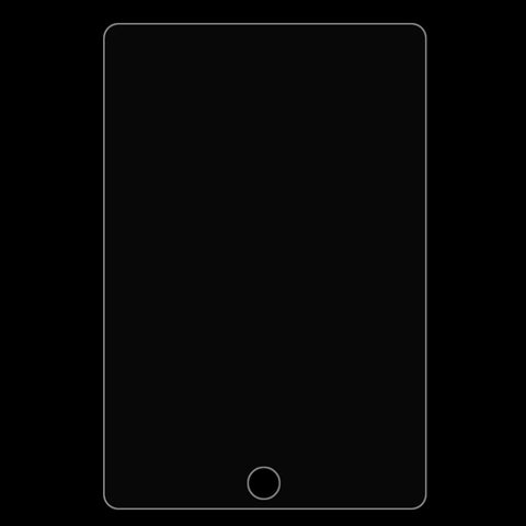 0.26mm 9H+ Surface Hardness 2.5D Explosion-proof Tempered Glass Film for iPad Pro 12.9 inch