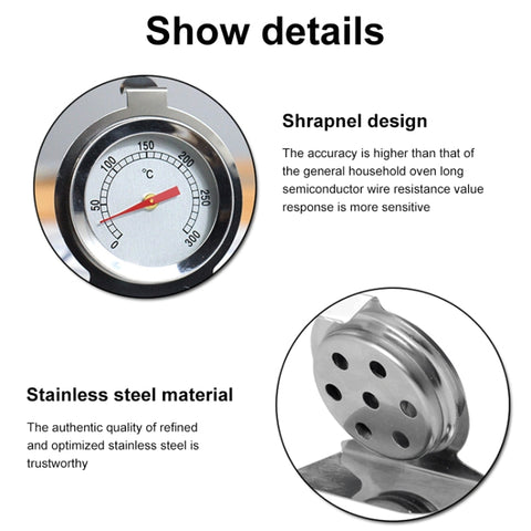 Stainless Steel Oven Thermometer (0~300℃), Oven Thermometer