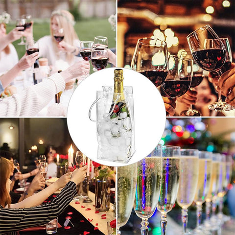 High Quality PVC Ice Bag for Wine, Wine PVC Ice Bag