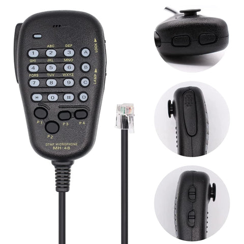 MH-48A6J DTMF Microphone for Yaesu MH-48A6J FT-7800R FT-8800 FT-8900R Radio