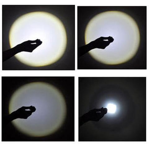LT-HX 5-Modes White Light LED Flashlight 2200 LM Mini Telescopic