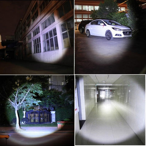 LT-HX 5-Modes White Light LED Flashlight 2200 LM Mini Telescopic