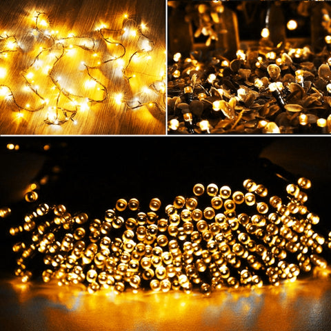 100 LED RGB Light with Controller, Flashing / Fading / Chasing Effect, Warm White EU Plug, White Light EU Plug, 220V Colorful Light EU Plug, White Light US Plug, Warm White US Plug, Colorful Light US Plug