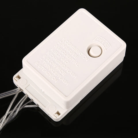 100 LED Light with Controller, Flashing / Fading / Chasing Effect, AC 220V, EU Plug, Blue Light, Pink Light, Purple Light, Yellow Light, Green Light, White Light, Red Light, Orange Light