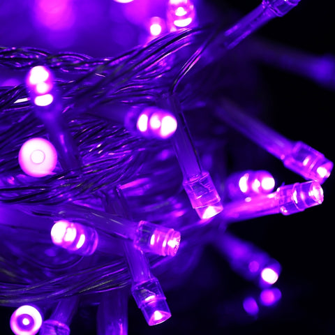 100 LED Light with Controller, Flashing / Fading / Chasing Effect, AC 220V, EU Plug, Blue Light, Pink Light, Purple Light, Yellow Light, Green Light, White Light, Red Light, Orange Light