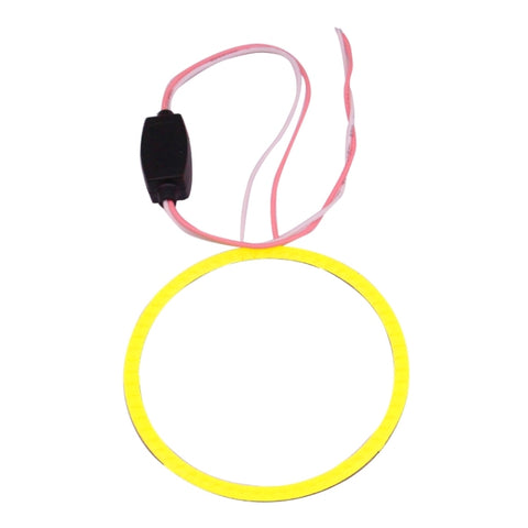 110mm 5W 180LM Angel Eyes Circles Car Headlight COB LED Lights for Vehicles, DC 12-24V, 110mm  White Light, 110mm  Blue Light