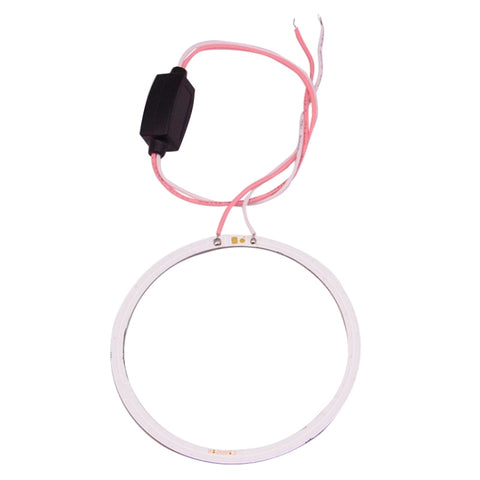 110mm 5W 180LM Angel Eyes Circles Car Headlight COB LED Lights for Vehicles, DC 12-24V, 110mm  White Light, 110mm  Blue Light
