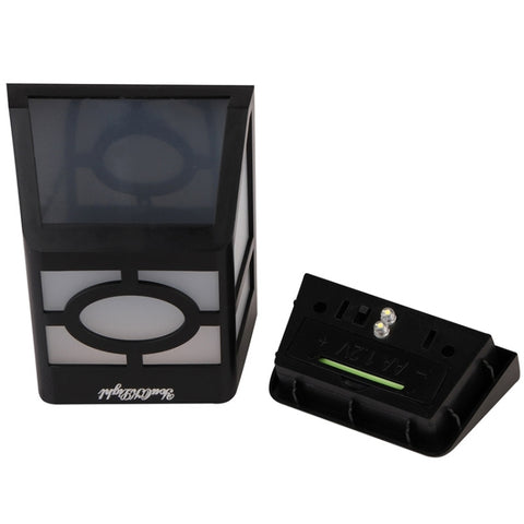 2 LED  Fence Lamp Solar Wall Mounted Light, S-LED-3090W, S-LED-3090WW