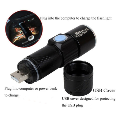 Cree Q5 LED 3-Mode with Lanyard