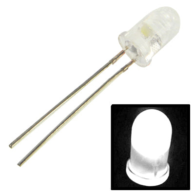 1000 PCS F5 Water Clear LED Emitting Diode Lamp, 1000 PCS, Red Light, 1000 PCS, White Light