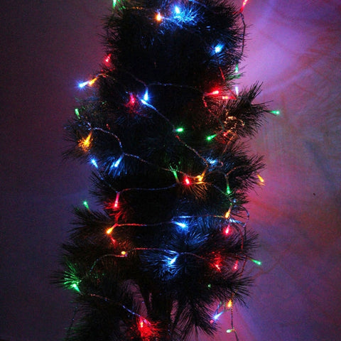 For Christmas Party,  80 LED, RGB Light, Battery Powered