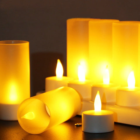 Rechargeable Home Decoration Light with Charging Board, Warm EU Plug
