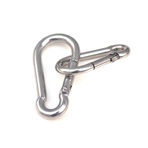 M7 Stainless Steel Carabiner Spring Hook Multi-tool Mountaineering Buckle Lock Camping Hook Rope, Inner Diameter: 6.84mm, M7