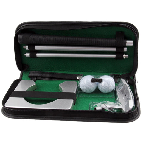 Executive Travel Indoor Golf Wooden Club Putter Kit, Golf Club Kit