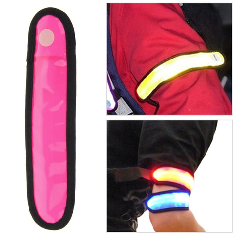Battery Power Glow Stick Clip-on Marker Polymer Strip LED Light Flashlight, LED Magenta, LED Green, LED Orange