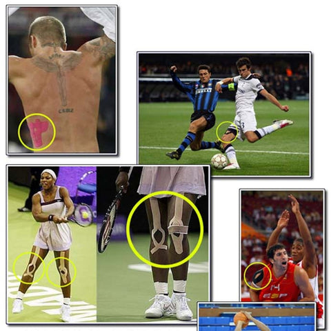 Subsection Waterproof Kinesiology Tape Sports Muscles Care Therapeutic Bandage (2.5cm x 5m), Size: 2.5m x 2.5cm