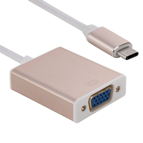 USB-C / Type-C 3.1 to VGA Multi-display Adapter Cable,Cable Length: About 10cm, Type-C 3.1 to VGA