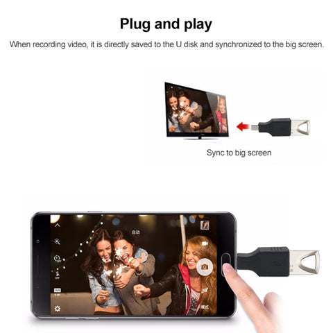 Micro USB to USB 2.0 Adapter with OTG Function
