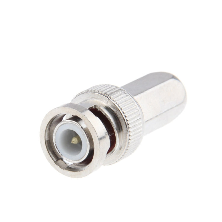 10 PCS Hexagon BNC Male Compression Connector, Hexagon