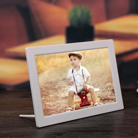 13 inch LED Digital Photo Frame with Remote Control, MP3 / MP4 / Movie Player, Support USB / SD Card Input, Built in Stereo Speaker, 13 inch