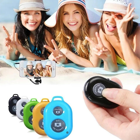 BRCMCOM Chip Universal Bluetooth 3.0 Remote Shutter Camera Control Self-timer, Yellow, White, Black, Blue, Red, Green