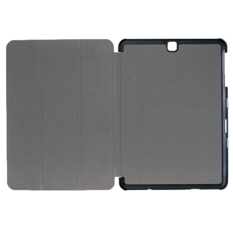 Custer Texture Horizontal Flip Leather Case with 3-folding Holder for Galaxy Tab S2 9.7 / T815