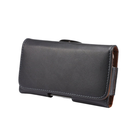 Crazy Horse Texture Universal Horizontal Style Genuine Leather Case / Waist Bag with Back Splint for Galaxy Mega i9208 / i9200 / Mega 2 / i9205