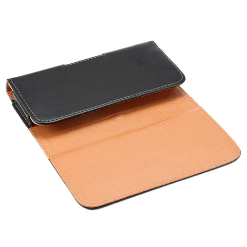 For iPhone X  & Galaxy S6 / G920 Crazy Horse Texture Vertical Flip Leather Case / Waist Bag with Back Splint
