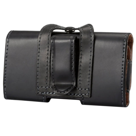 Crazy Horse Texture Vertical Flip Leather Case / Waist Bag with Back Splint for iPhone X  & Galaxy S5 / G900